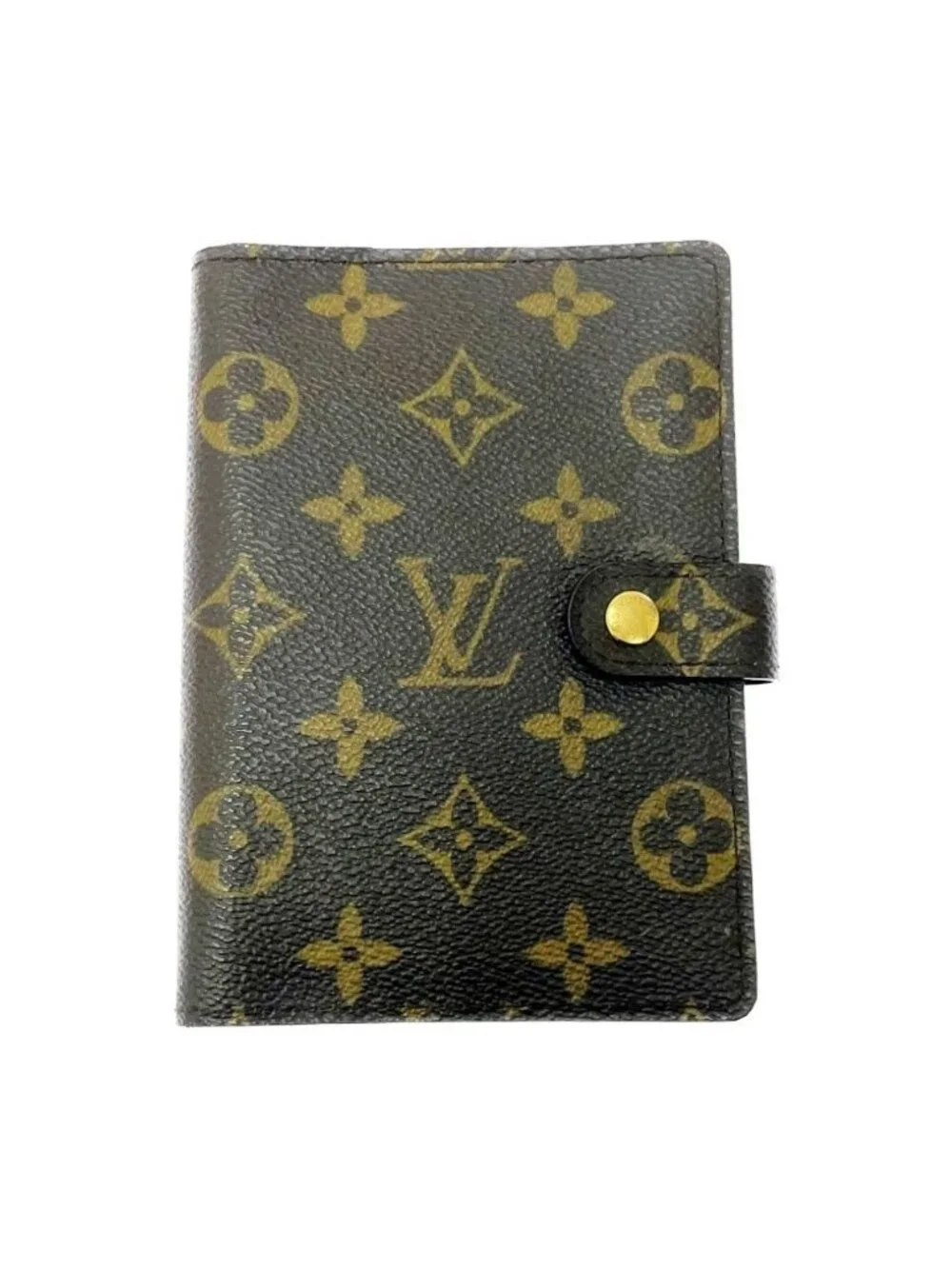 Louis Vuitton Monogram Agenda PM Notebook Cover Brown